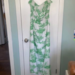 EUC Green Toile Maxi